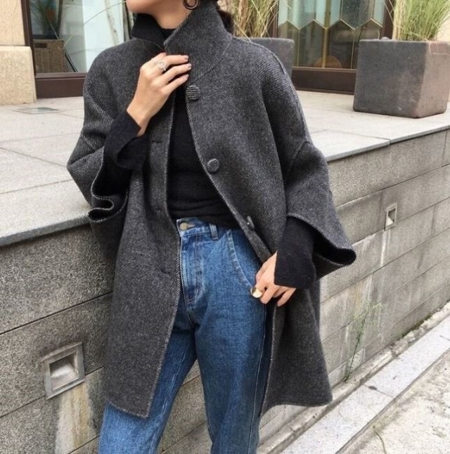 極美品✨ダチュラ ダーリンニット ポンチョ コート ファー y2k 平成 