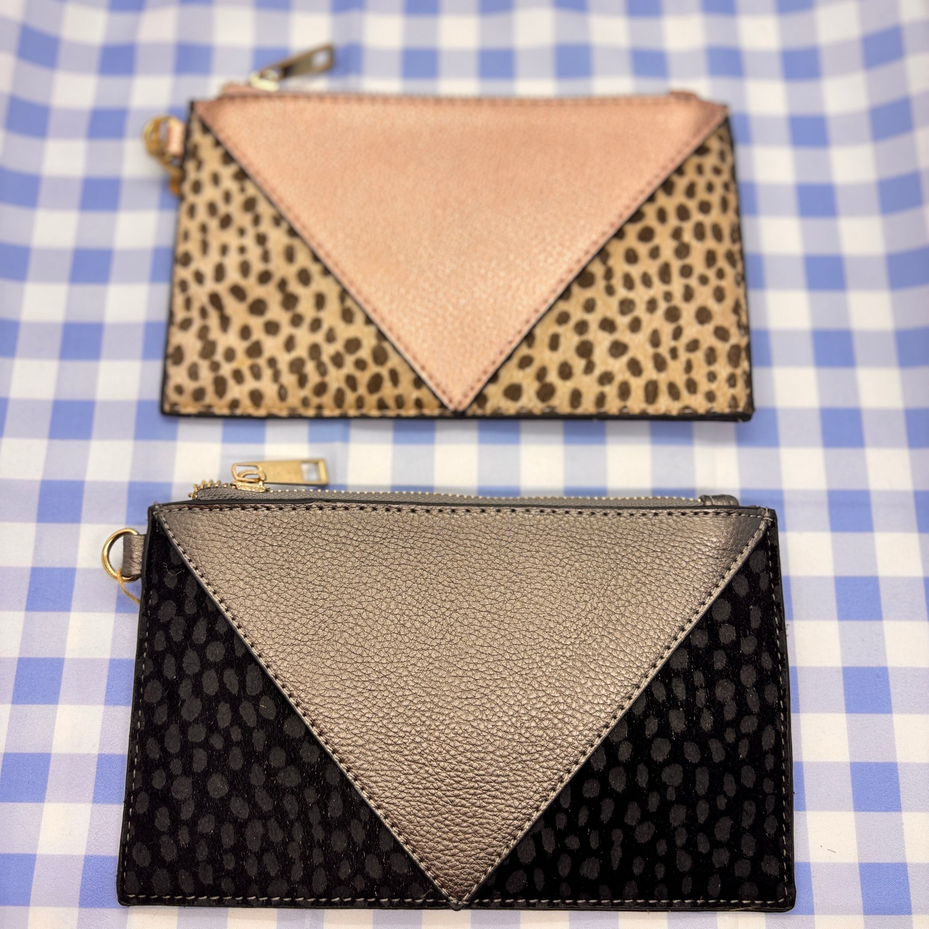 Pearl Chain Small Purse レオパード 長財布 ポーチ パース ウォレット