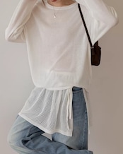 Modern texture loose knit Setup L0165