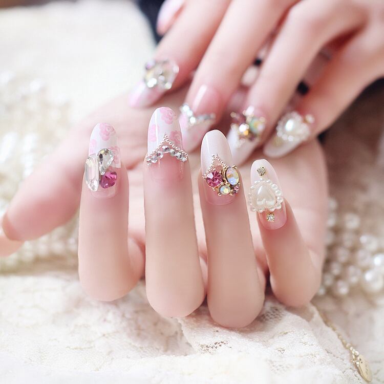 ネイルチップ ネイルシール つけ爪 ネイルアート 姫系 貼るだけ 簡単 Nail 01 毒いちご 韓国ファッション ネイルチップ ネイルシール つけ爪 ネイルアート 姫系 貼るだけ 簡単 Nail 01 毒いちご 韓国ファッション