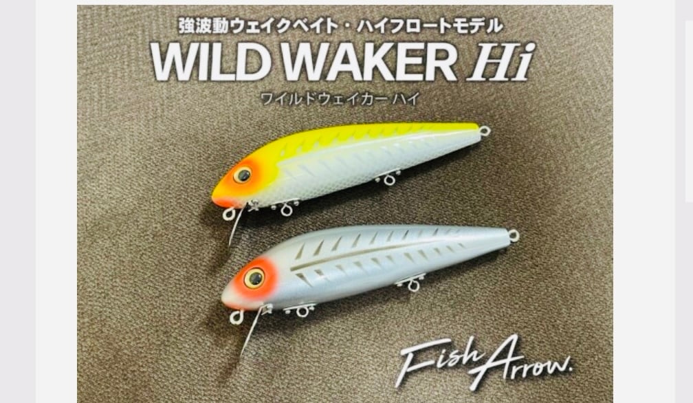 Fish Arrow /ワイルドウェイカー/ウッドルアー‼️