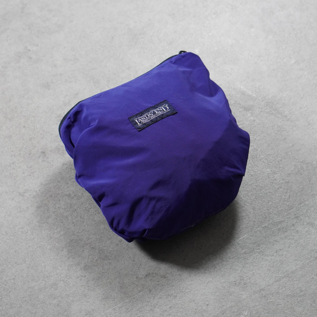 90s LANDS'END Nylon Anorak "made in USA" blue L 古着 - 11