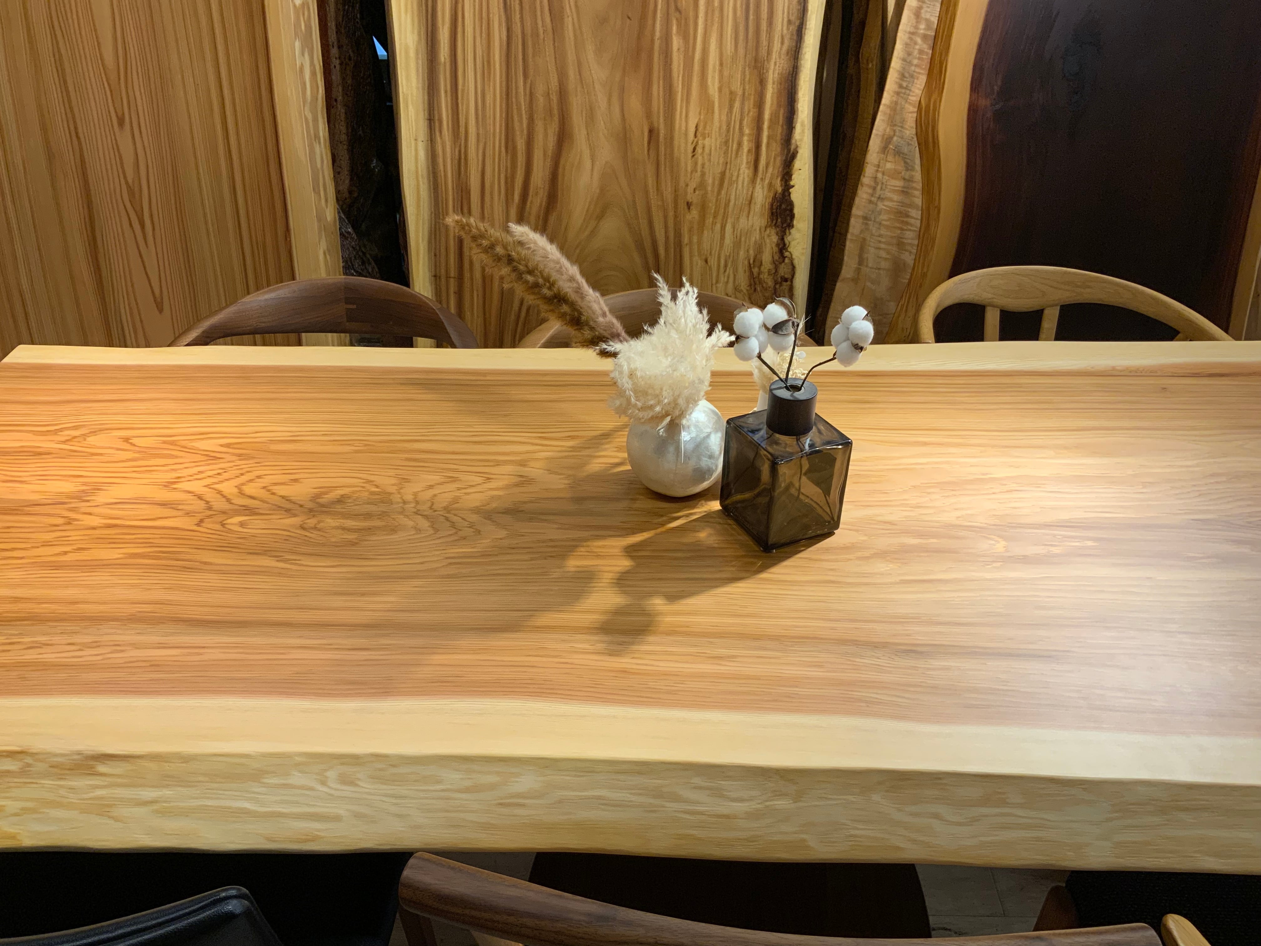 秋田杉（アキタスギ）_2150×940-810×70_横浜元町店_テーブル天板/一枚