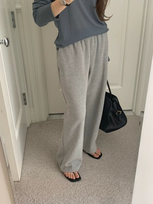 (予約) ounce / Cozy String Jogger pants
