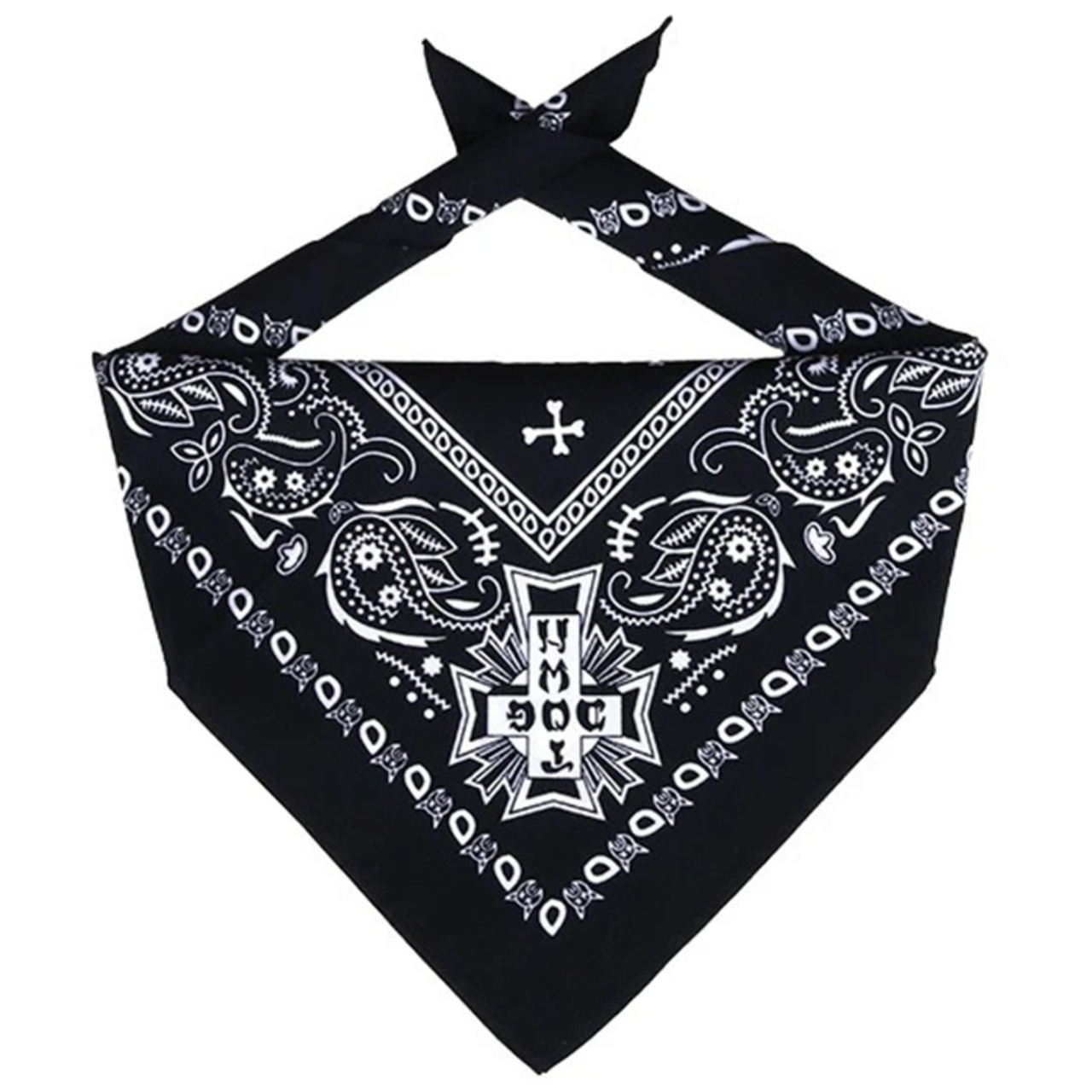 DOG TOWN / Paisley Bandanna / ペイズリーバンダナ / バンダナ / DT-M-002 / COLOR : BLACK - 2