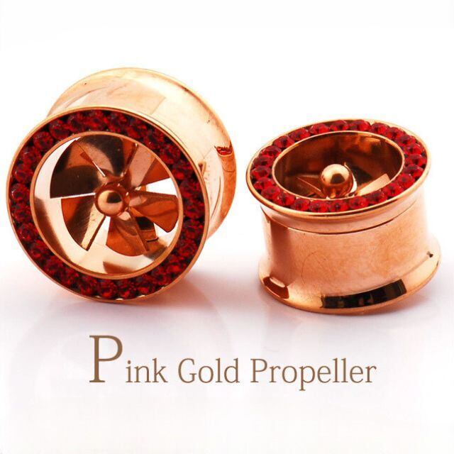 ボディピアス 00G 12mm (1/2”) 早い者勝ち ゴージャス ピンクゴールド