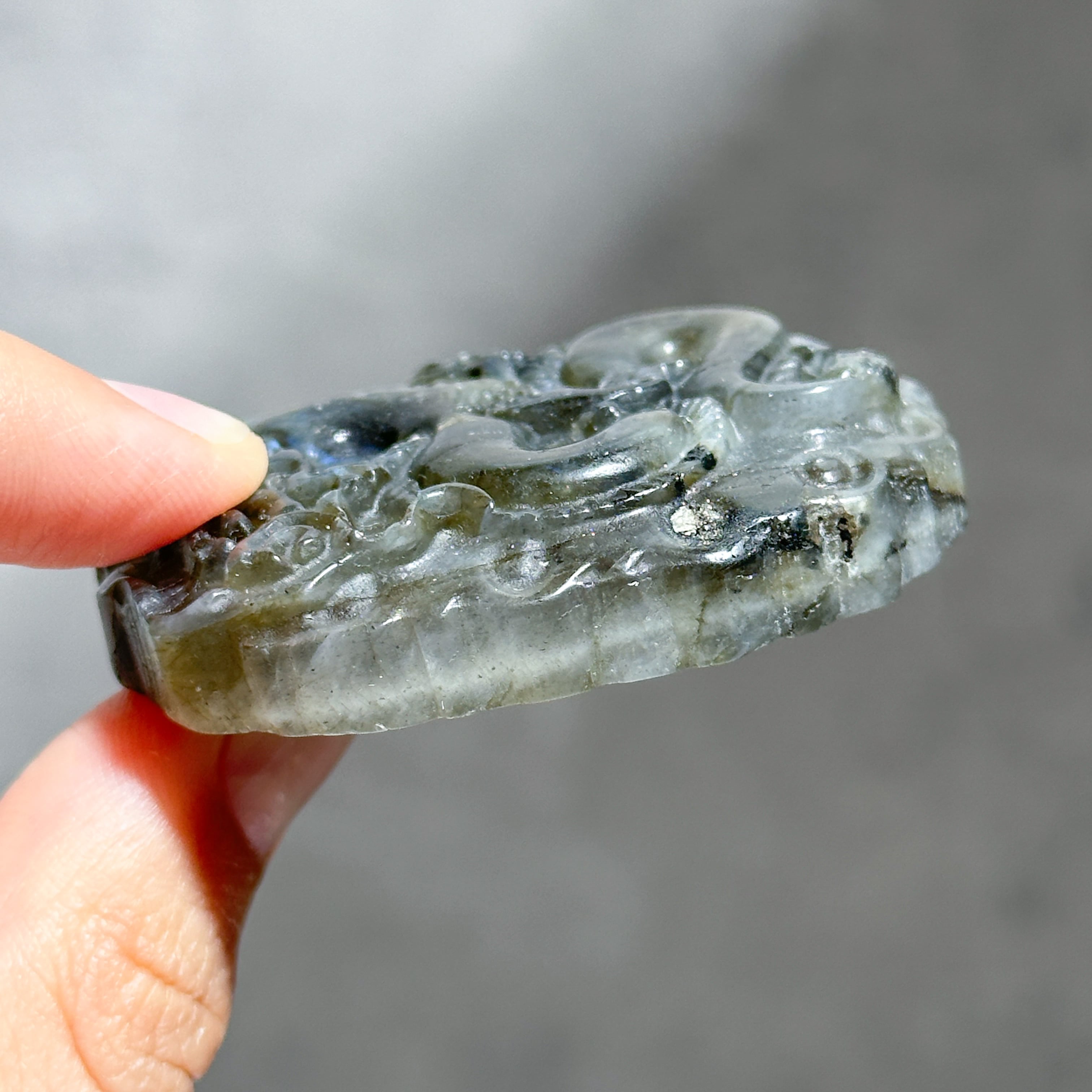 ラブラドライト 龍42◇ Labradorite◇天然石・鉱物・パワーストーン