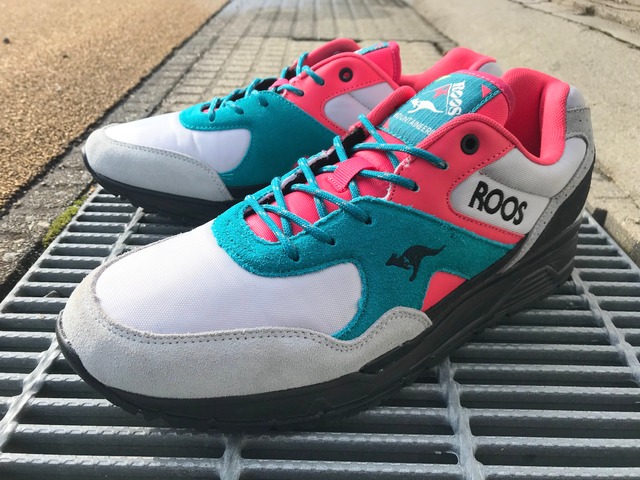 KANGAROOS RUNAWAY ROOS 002 MTN (VAPOR GREY/NEON PINK)