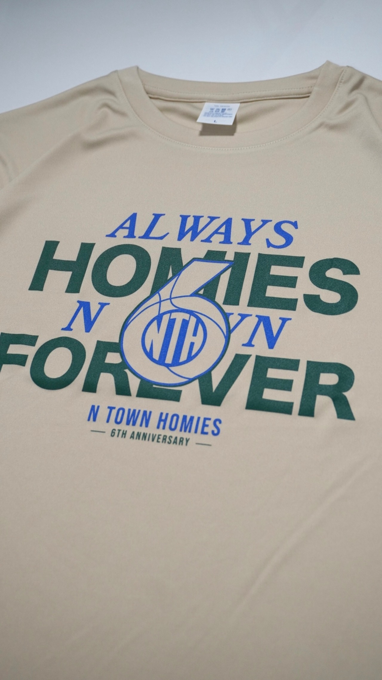 6TH ALWAYS NTH TEE color Beige×Green - 4