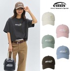 【emis】LETTERING LOGO BALL CAP/ペットとペアルック帽子