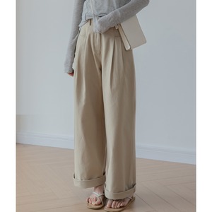 straight loose floor length pants