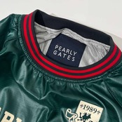 PEARLY GATES パーリーゲイツ 光沢感 プルオーバーシャツ ウインドブレーカー 0/グリーン系 レディース