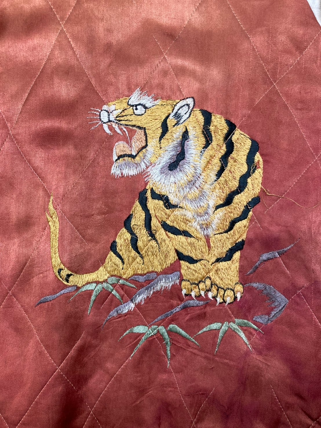 SAINTPAIN ワシ 日本 スカジャン vintage california 50's~60's VINTAGE SOUVENIR JACKET KOREA×TIGER スカジャン | OLD13