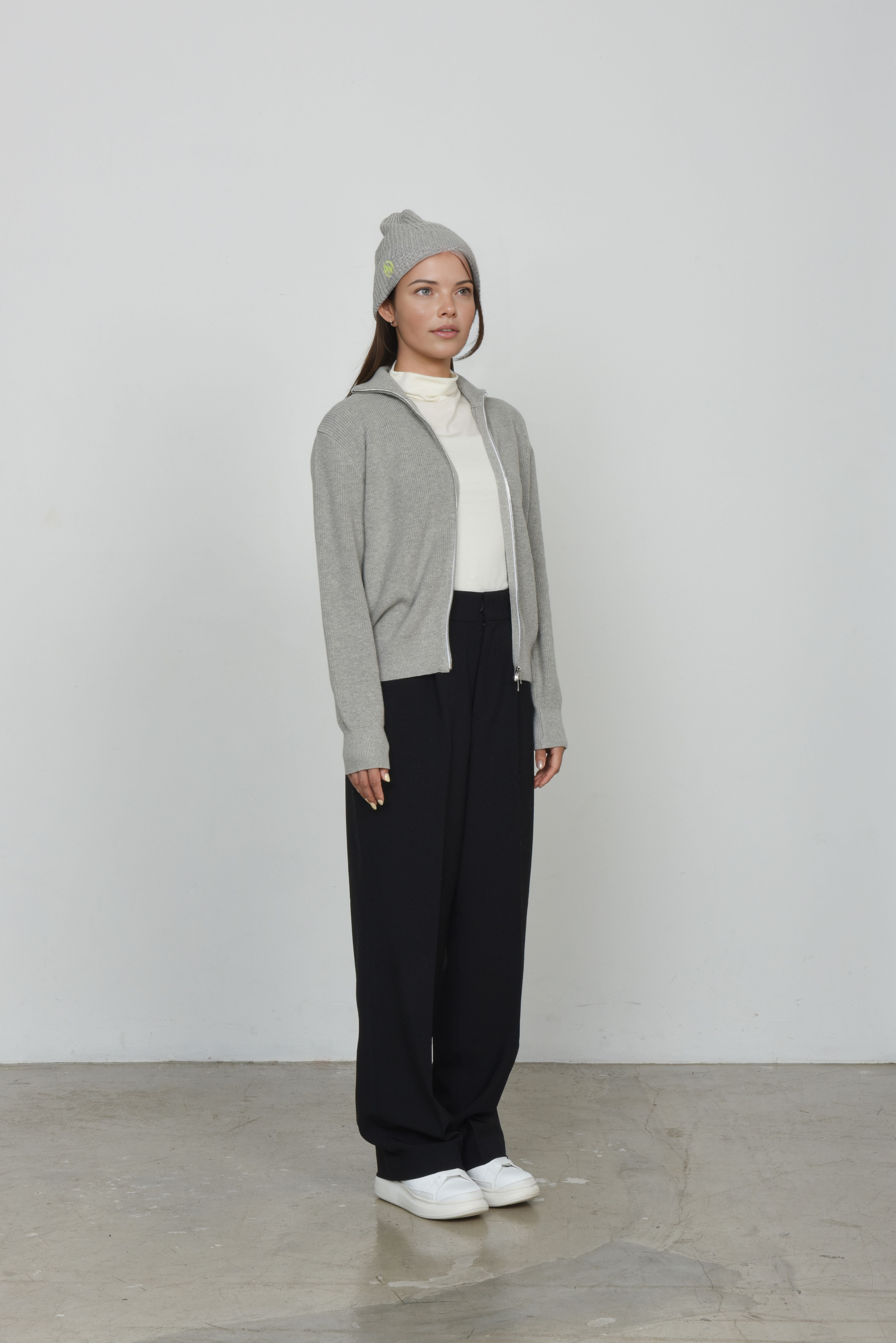 KNIT CAP GRAY | lolo