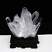 水晶 クラスター 水晶 原石 台座付属 182-3562