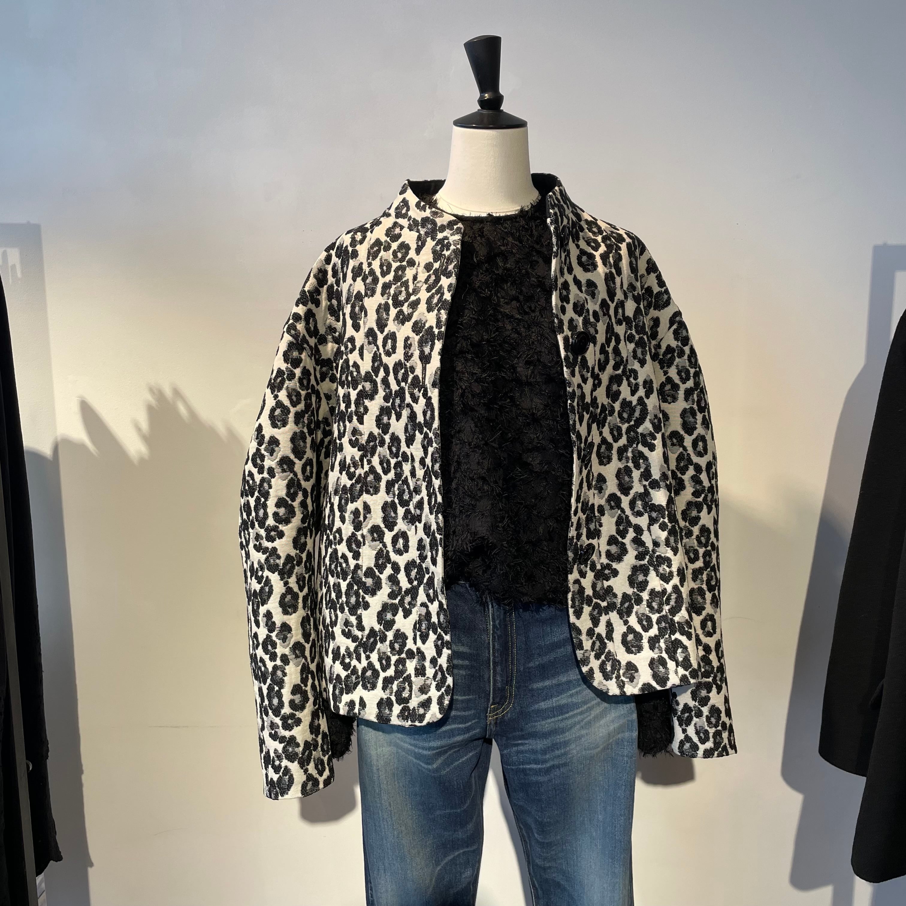 SINME シャギーブラウス ブラック | 1F Store