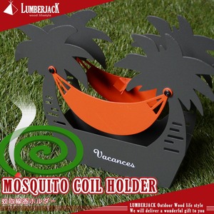 LUMBERJACK アウトドア 蚊取線香ホルダー MOSQUITO COIL HOLDER 蚊取り線香 虫除け キャンプ ランバージャック キャンプ用品