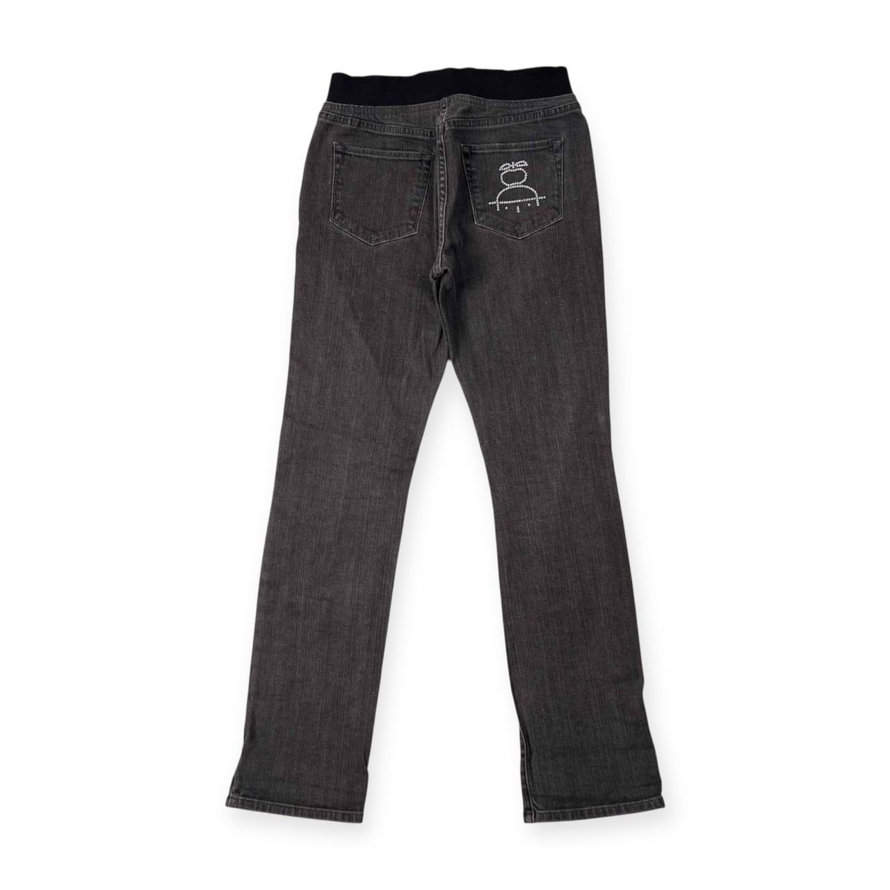 PICONE ピッコーネ ウエストゴム ブラックデニム ストレッチ パンツ サイズ 38 /レディース/ビギ