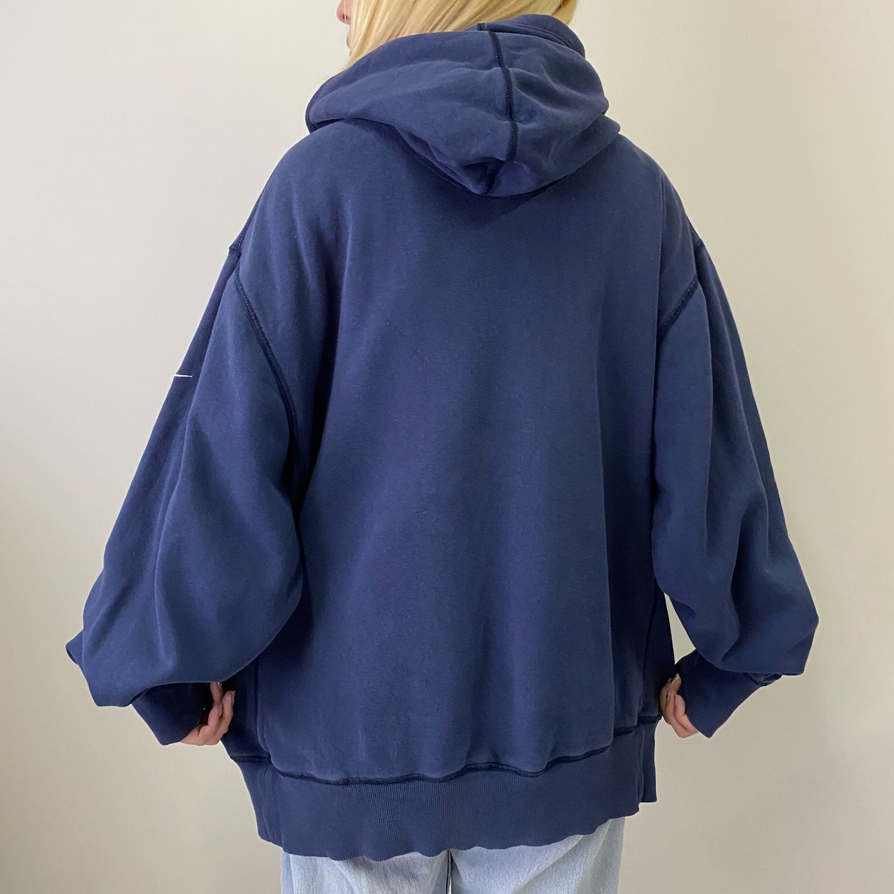 ビッグサイズ NIKE ナイキ カレッジプリント センターロゴ 刺繍 プル  