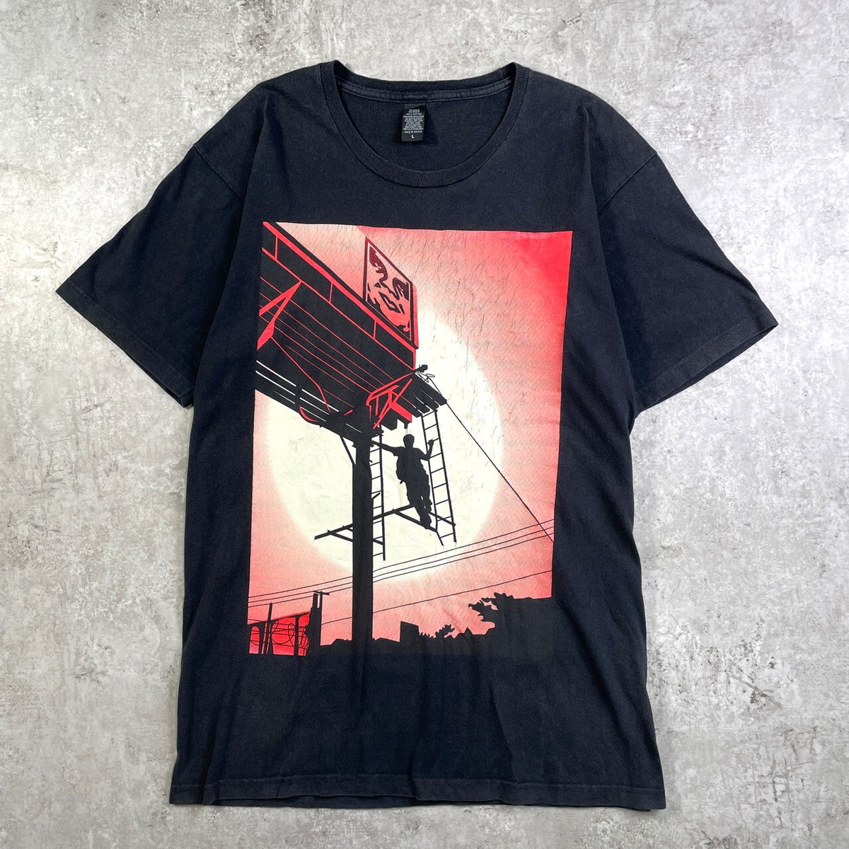 OBEY オベイ ロゴプリントTシャツ スケート ストリート メンズL 古着 