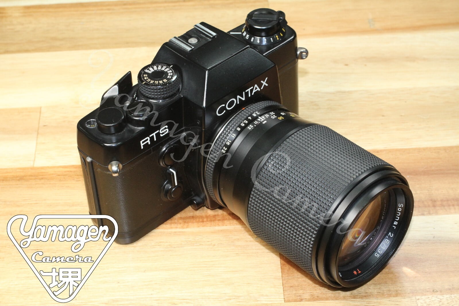 CONTAX/RTSボディ＋Carl Zeiss Sonnar T＊ 135mm F2.8 モックアップ