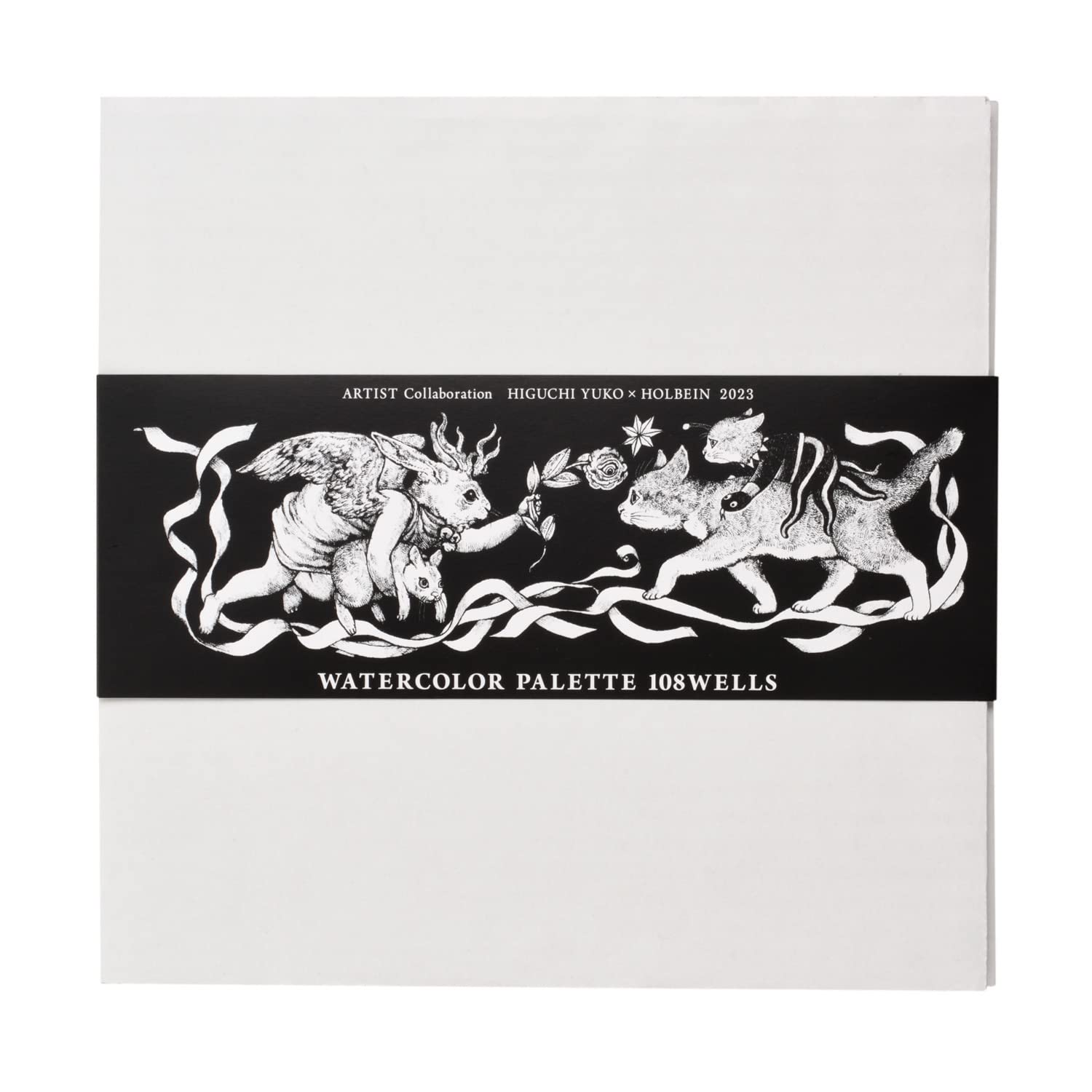 HOLBEIN ヒグチユウコ×ホルベイン 2023 コラボアイテム 絵具皿 108色