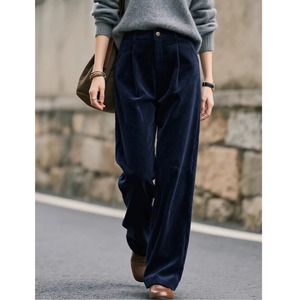 コーデュロイ ワイドレッグパンツ 6color W01381