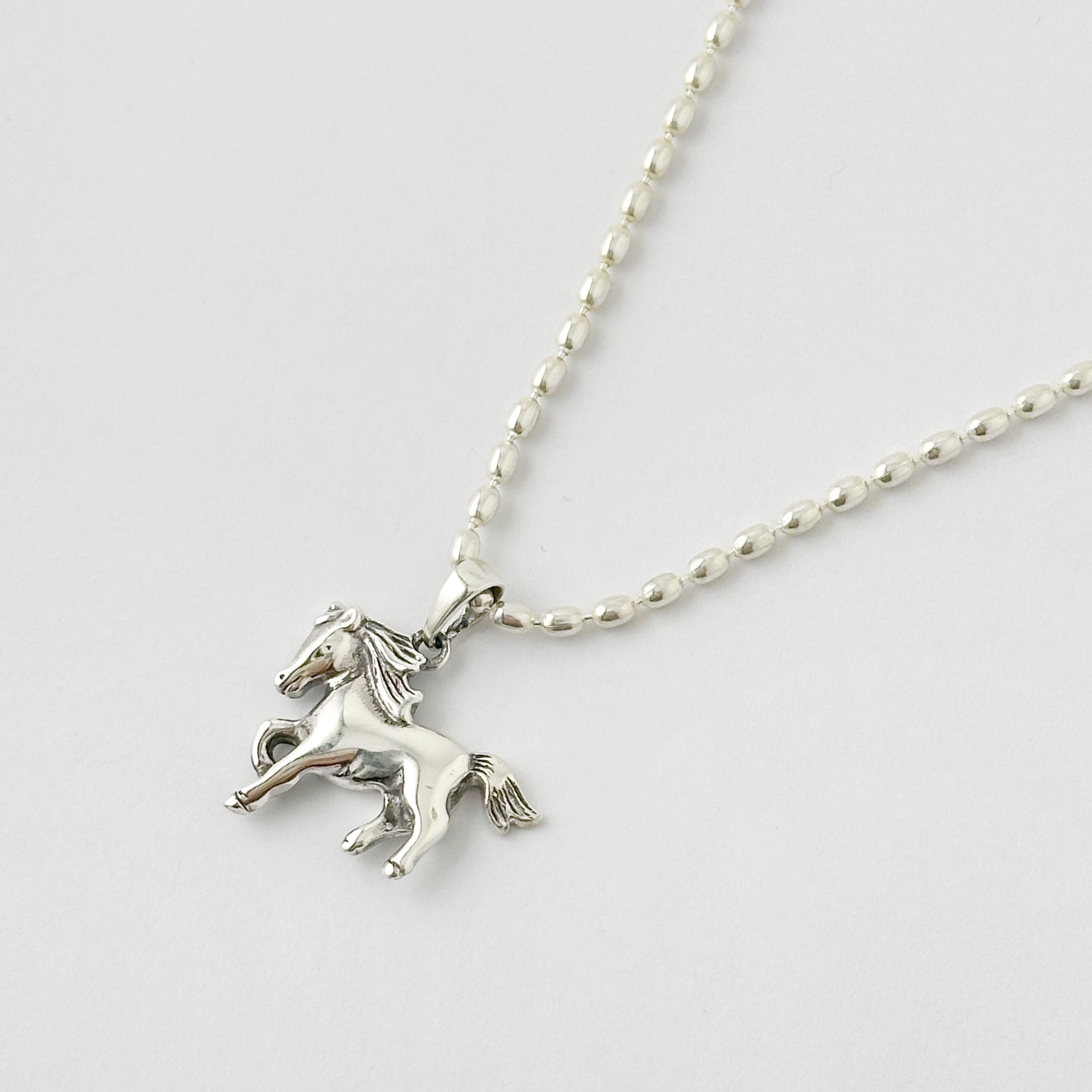 きらめきホース ペンダントトップ／ネックレス ホース 馬 蹄鉄 ホース