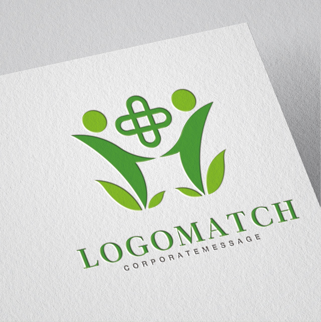 人々の健康と生活サポートのロゴ