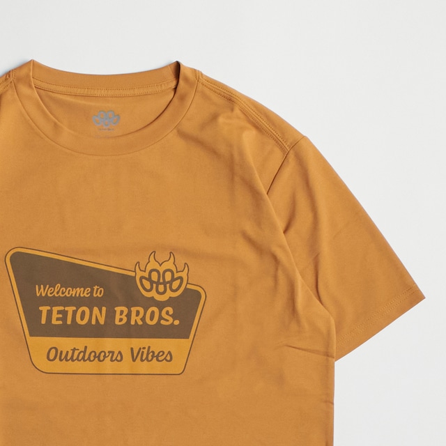 Teton Bros.（ティートンブロス）WS TB Trail Sign Tee  Yellow  トニーTシャツ レディース