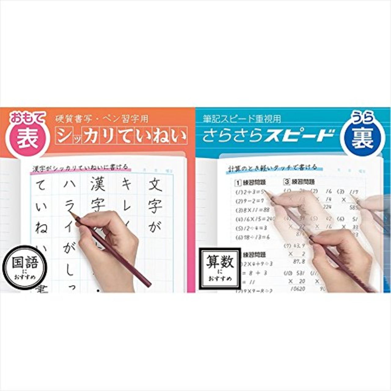 ソニック 下敷き A4 やわカタ 裏表で書き心地が切り替えられる 透明 SK-4092-T