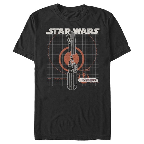 スター・ウォーズ Tシャツ Star Wars: The Rise of Skywalker Kyber Crystal Black