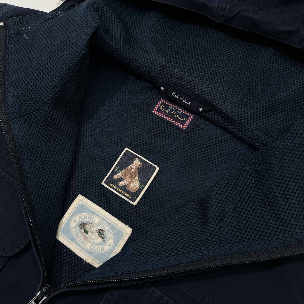 Karl Helmut カールヘルム 両胸ポケット マウンテンパーカー ジャケット 裏メッシュ サイズ L /メンズ/ネイビー/ピンクハウス