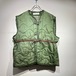 remake U.S.army quilting liner vest (LARGE) "J"