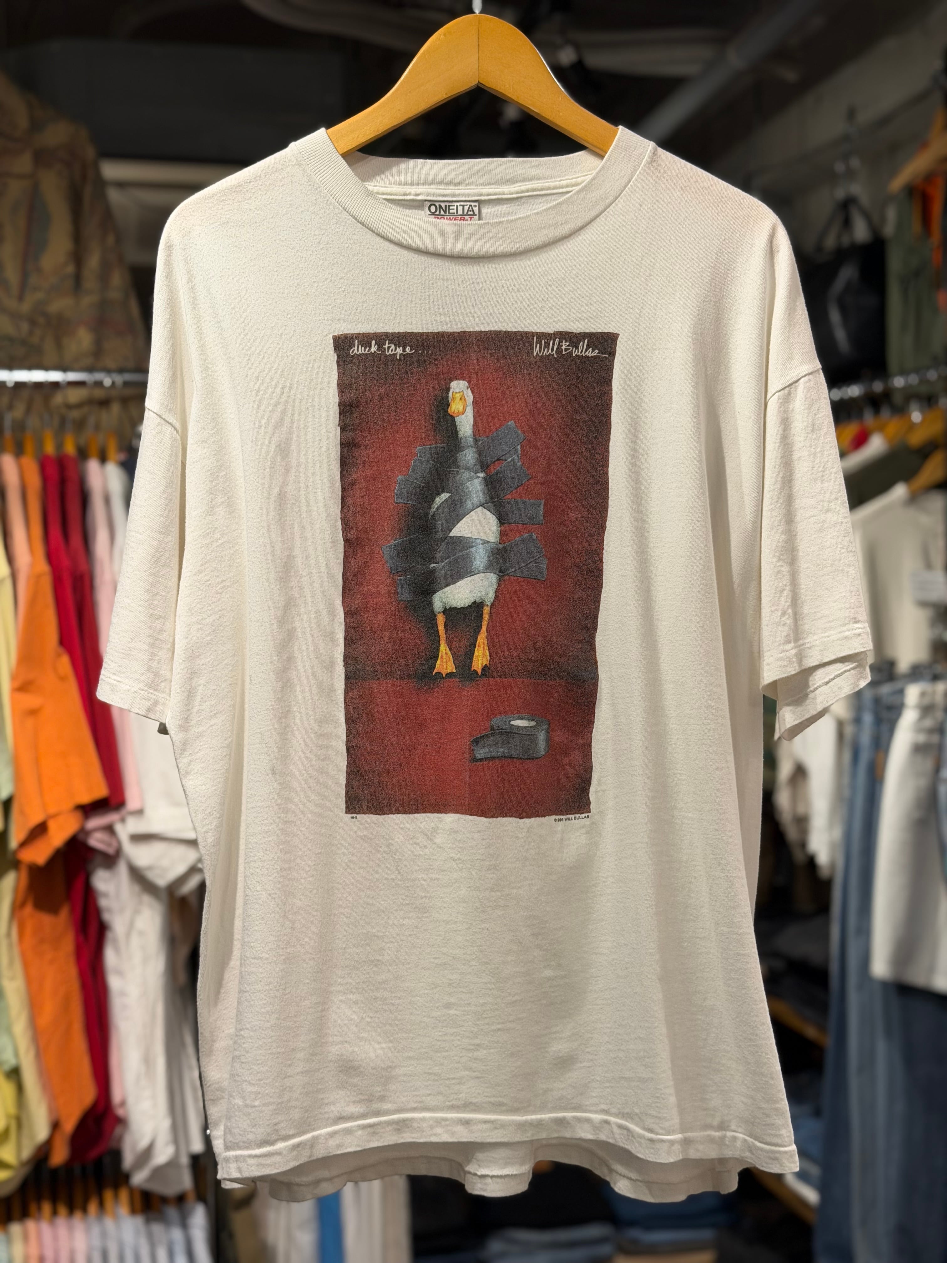 Will Bullas / Duck Tape 】 1995'y Art T-shirt アートTシャツ 半袖