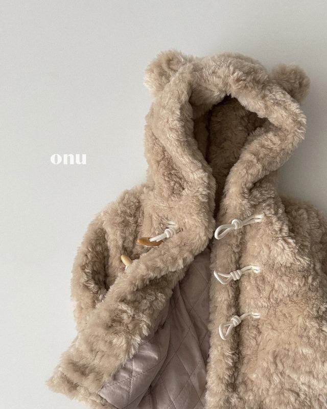 予約⌇onu/ Fur teddy coat