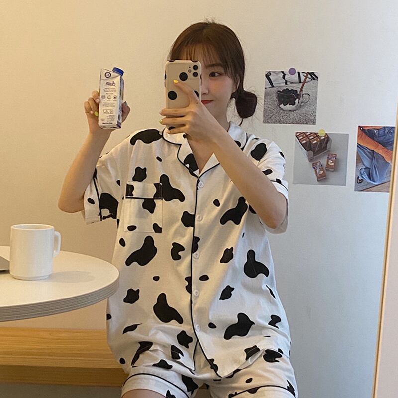 プリント柄サマー 大人ガーリー スウィート キュート カジュアル 夏物 萌量不足49316376752