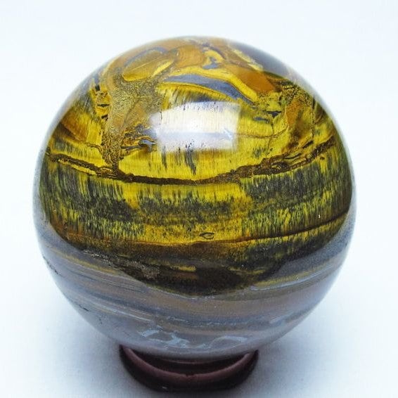 アイアンタイガーアイ 丸玉 72mm 一点物 151-9818
