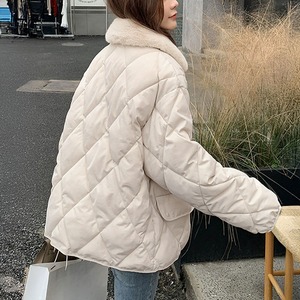 キルティング ジャケット レディース 秋冬 中綿 防寒 保温 おしゃれ 大人 かわいい 通勤 通学 きれいめ フェミニン 大人可愛い 大人女子