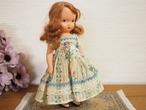 ナンシー・アン 「ストーリーブックドール」 ビスク 花柄ブルー山道リボン 画像14