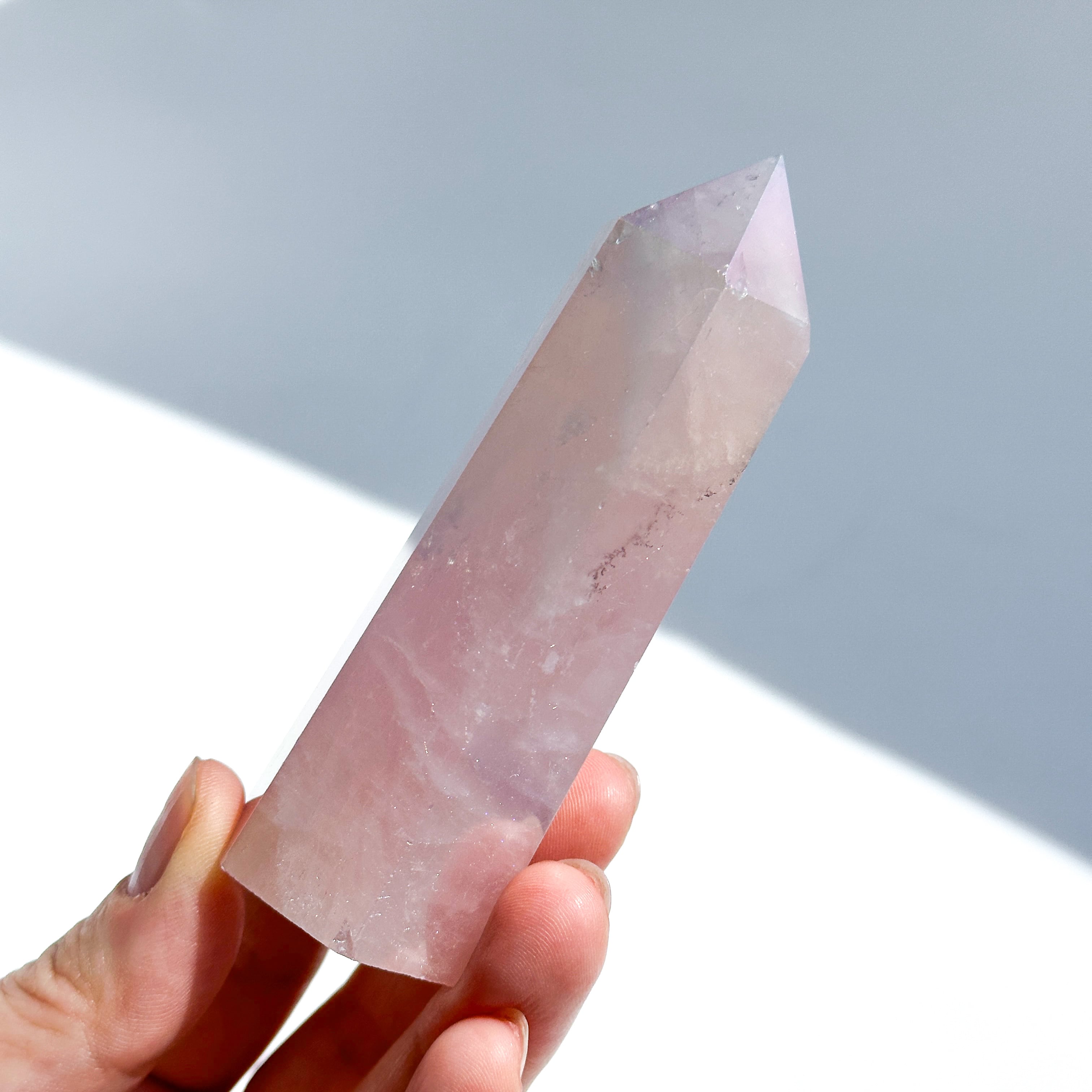 エンジェルオーラローズクォーツ タワー33✧ Angel Aura Rose Quartz