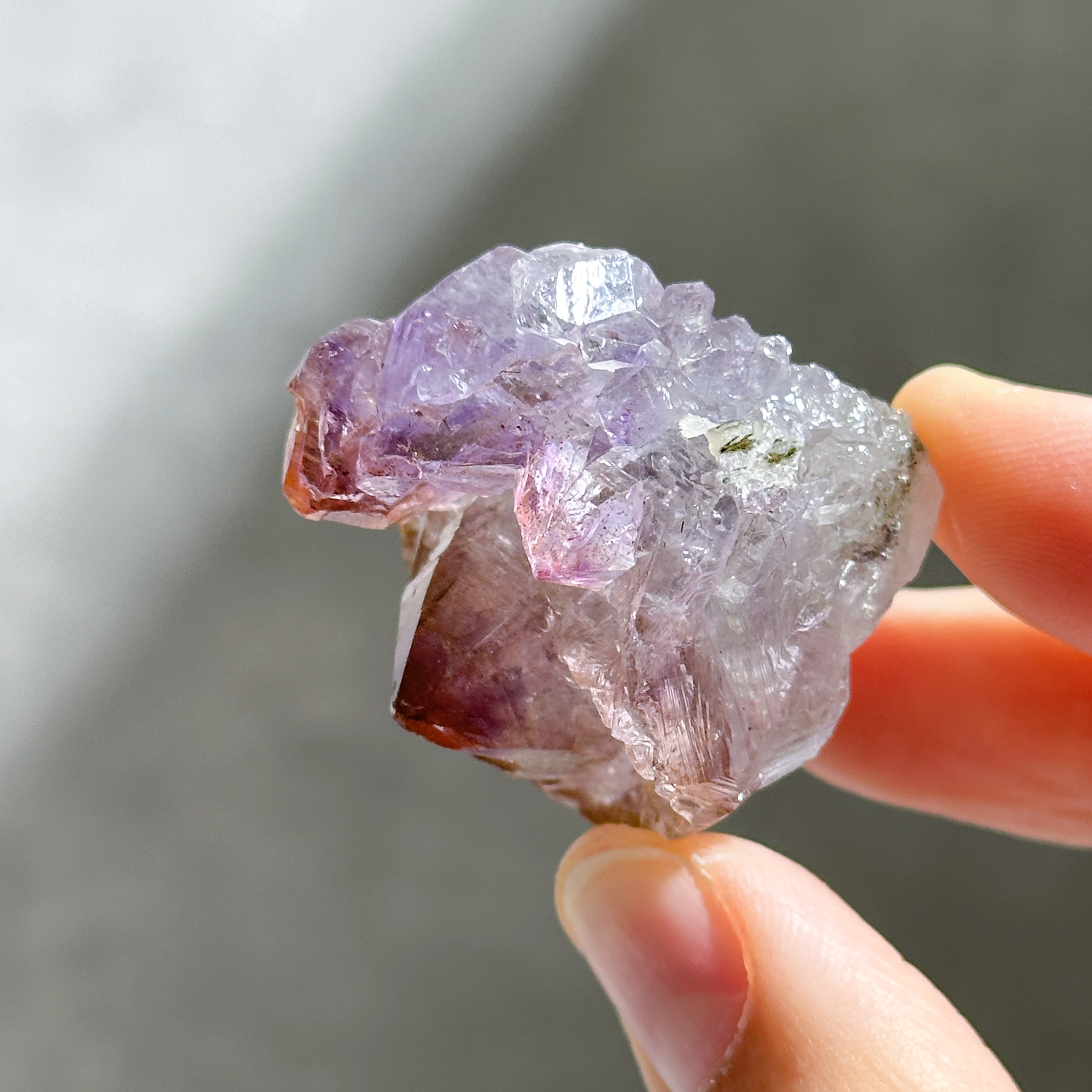 インド・カルール産アメジスト クラスター21◇ Amethyst ◇天然石