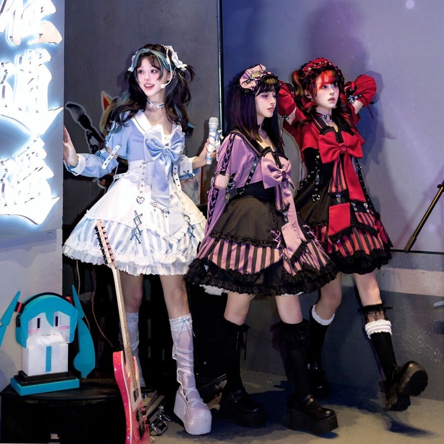 地雷系 アイドルワンピース パンクロリィタ ライブ向け｜WithU