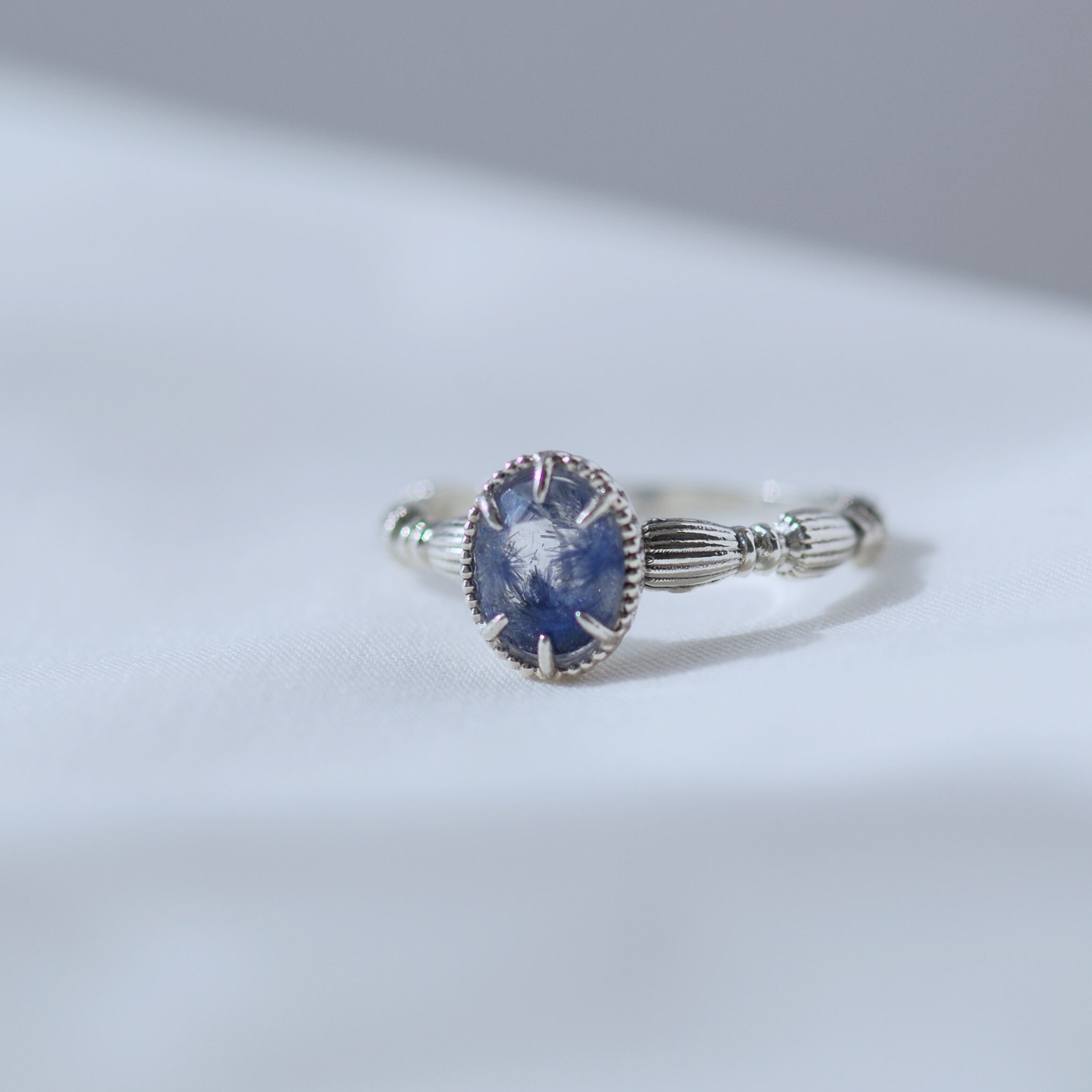 高品質デュモルチェライトリング 014