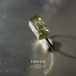 【007 Stay Gold Collection】 イエローアパタイト 鉱物原石 14kgf / シルバー925 リング 天然石 アクセサリー (No.2916)