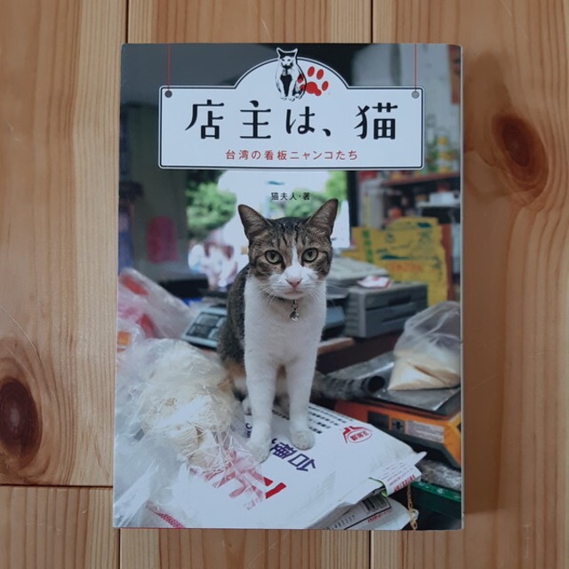 （古本）店主は、猫　台湾の看板ニャンコたち