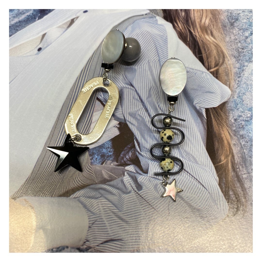 blackshell swarovski star wave