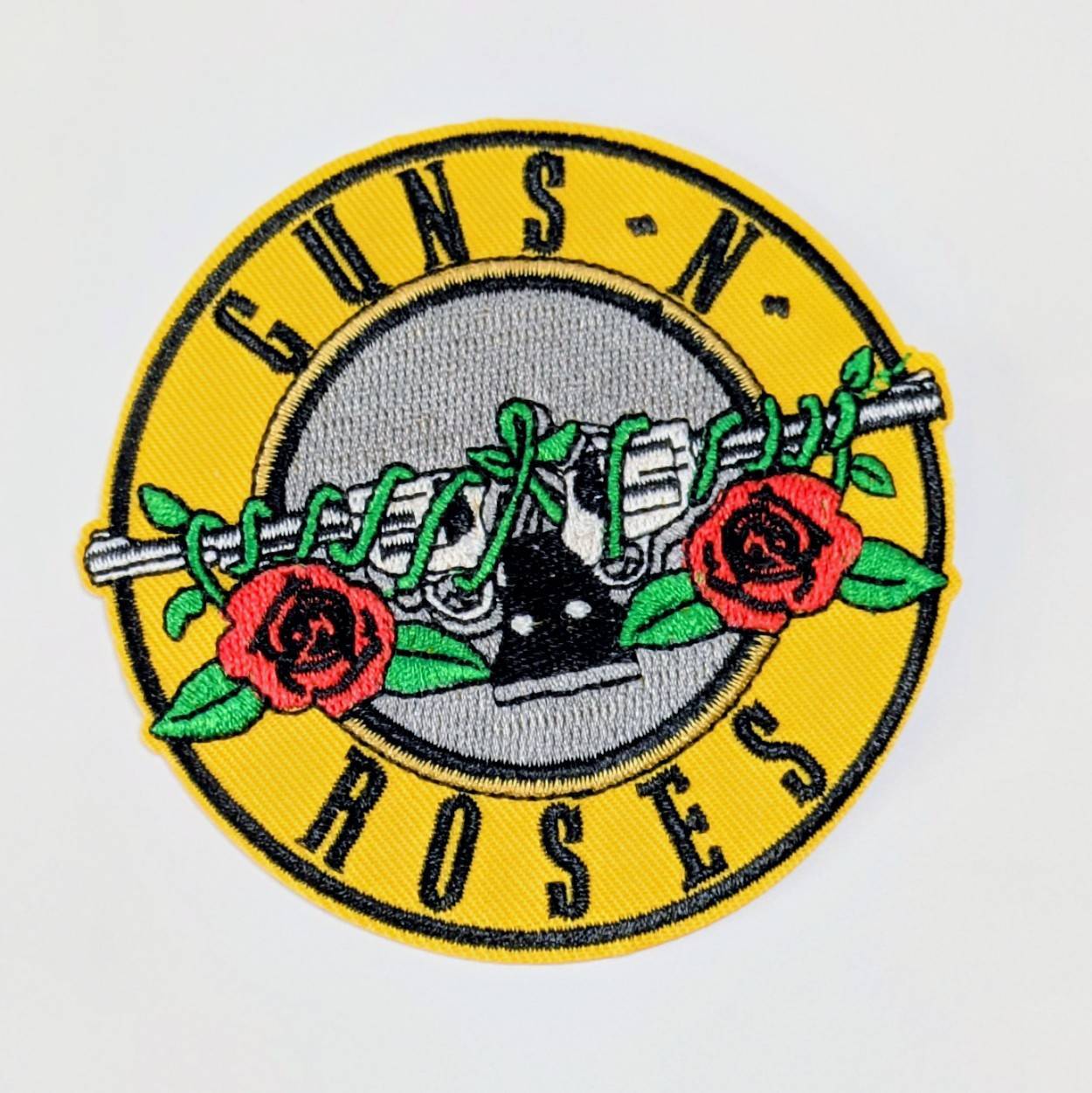 送料無料！ ★刺繍アイロンワッペン★【 Guns N' Roses / GN'R（ガンズアンドローゼズ）】 〚アメリカン雑貨 アメトイ〛