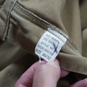 90s 初期型 Polo by Ralph Lauren POLO CHINO "SCOVILL zip" W34L30相当 古着