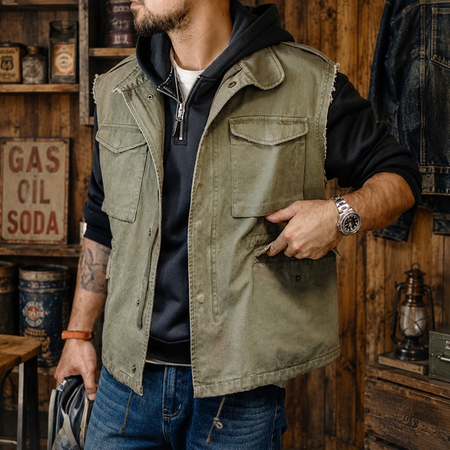 M-65 style military vest 00594